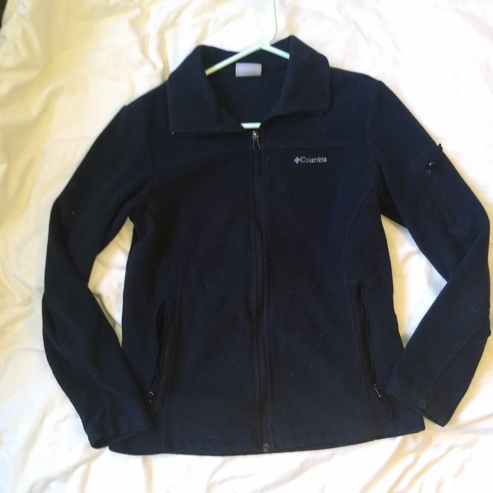Columbia Black Fleece Zip-up size Small